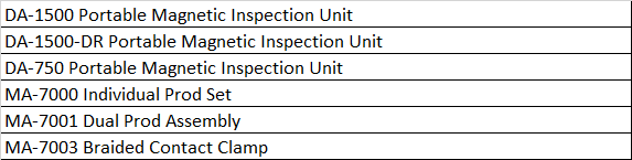 Flame Detector Test Lamps
